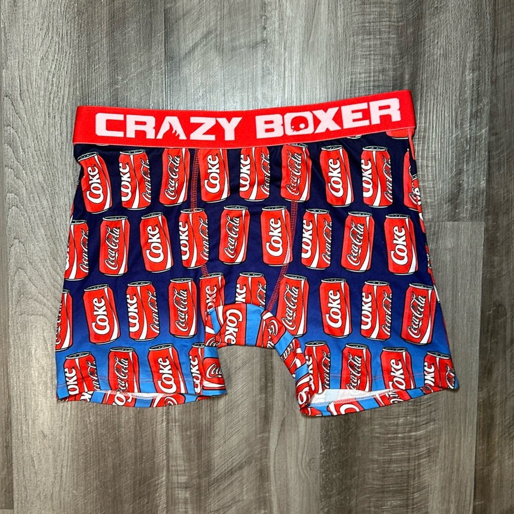 Coke Can Crazy Boxer Boxer Brief - Large